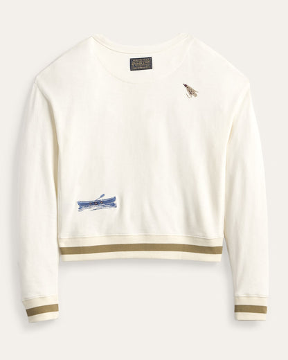 Shop Women's Lakeside Embroidered French Terry Pullover - Pendleton Latest