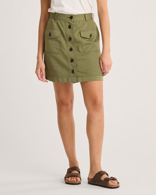 Shop Women's Cotton Linen Utility Skirt - Pendleton Latest