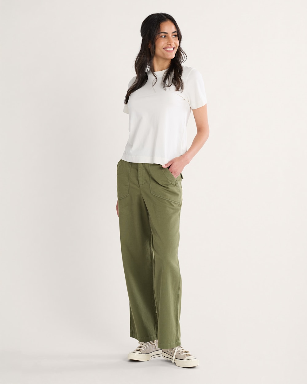 Shop Women's Cotton Linen Utility Pants - Pendleton Everyday
