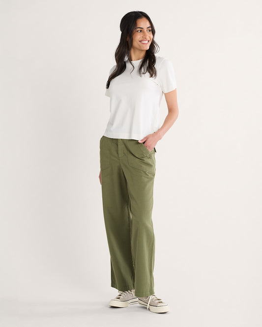 Shop Women's Cotton Linen Utility Pants - Pendleton Everyday