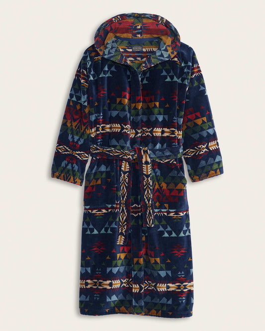 UNISEX AUTUMN BIRCH COTTON TERRY VELOUR BATHROBE - Pendleton Everyday