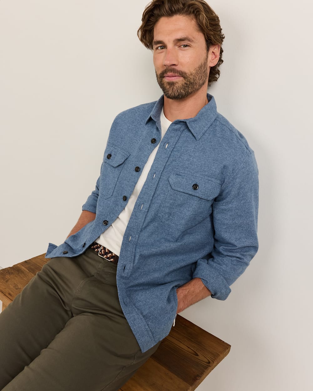 Men's Burnside Doublebrushed Flannel Shirt - Pendleton Recommended