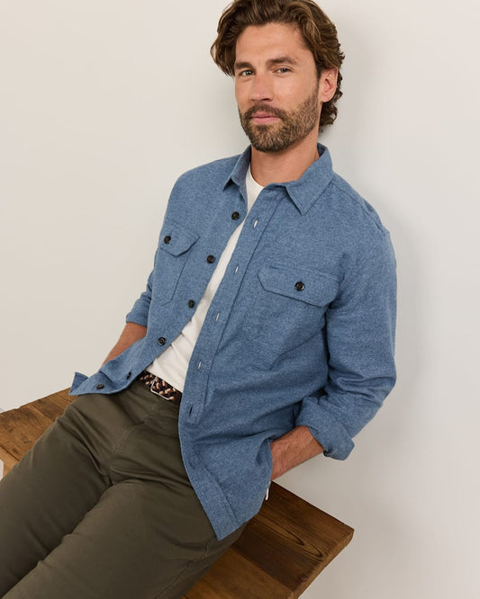 Men's Burnside Doublebrushed Flannel Shirt - Pendleton Recommended