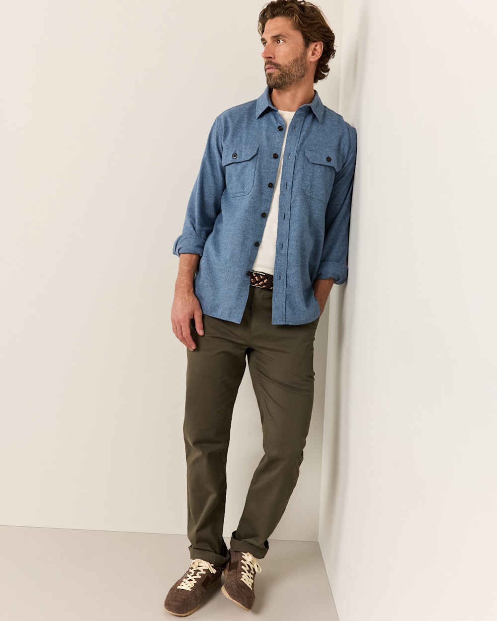 Men's Burnside Doublebrushed Flannel Shirt - Pendleton Recommended