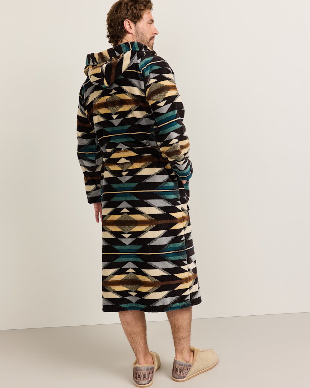 Unisex Wyeth Trail Cotton Terry Velour Bathrobe - Pendleton Everyday