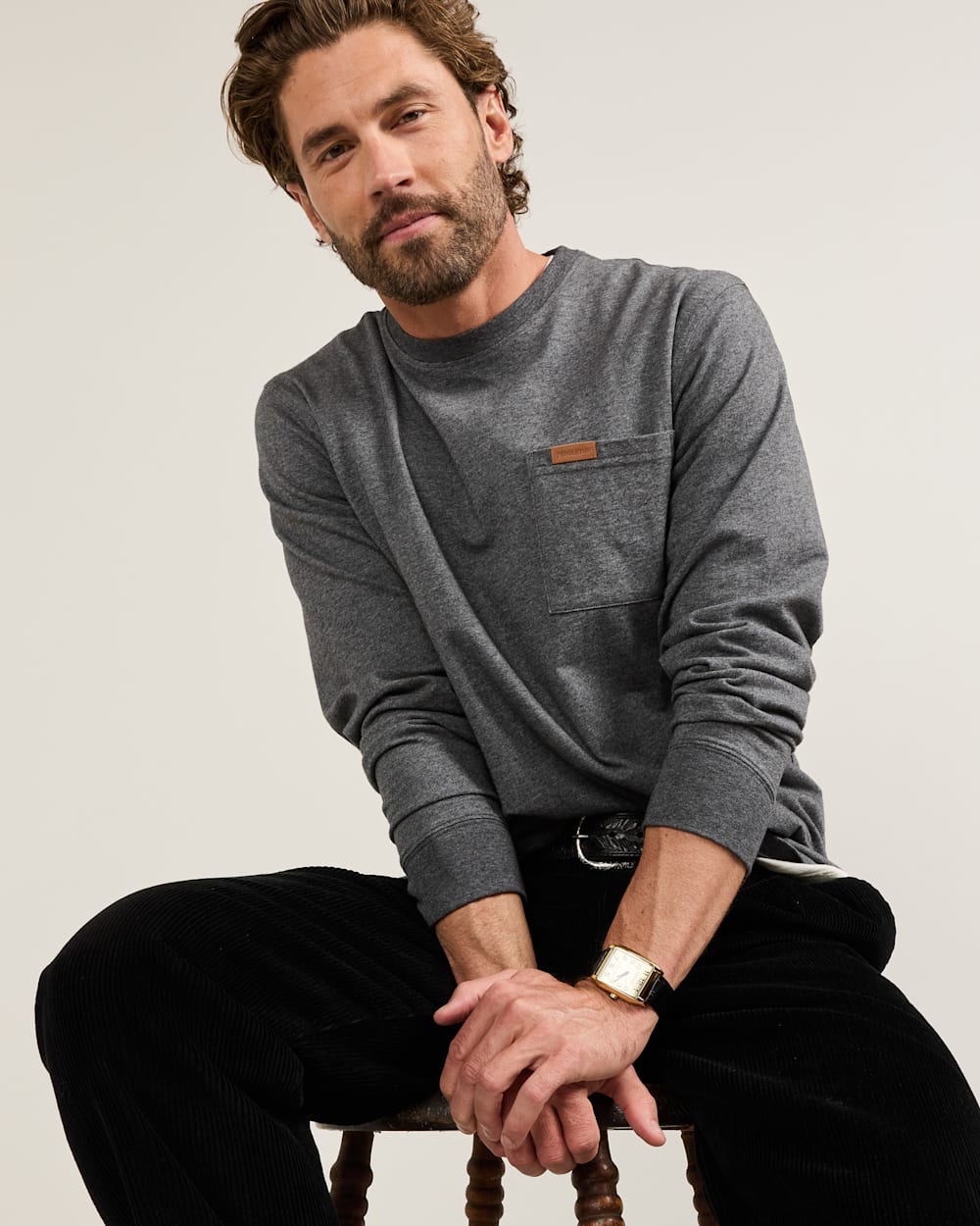 Men's Long-Sleeve Deschutes Pocket Tee - Pendleton Everyday