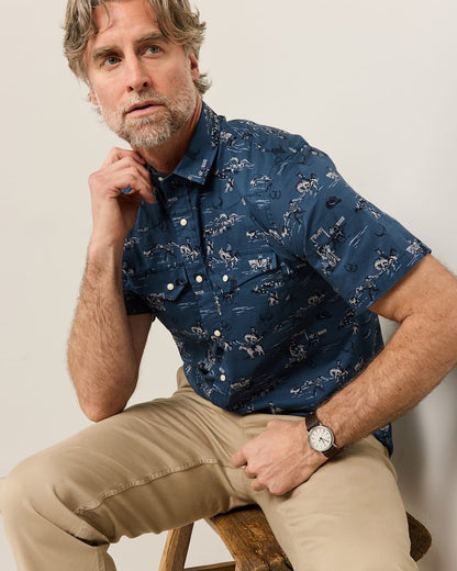 Men's Short-Sleeve Laramie Snap-Front Shirt - Pendleton Special Offer