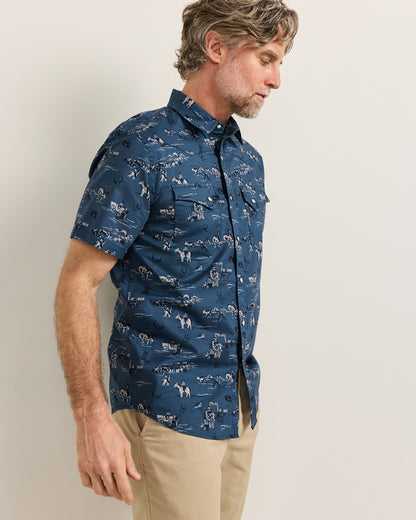 Men's Short-Sleeve Laramie Snap-Front Shirt - Pendleton Special Offer