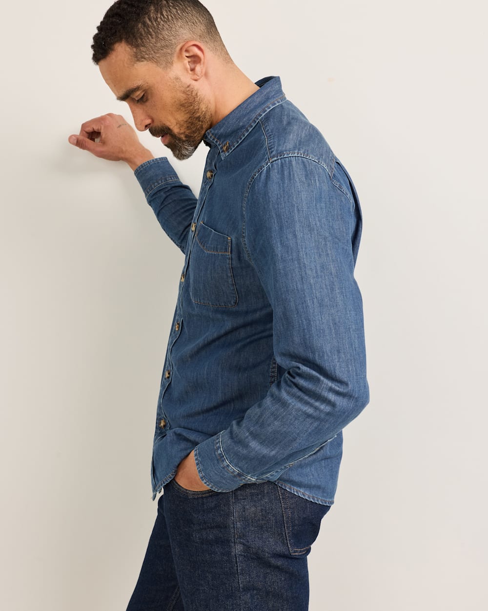 Men's Riley Denim Shirt - Pendleton Latest