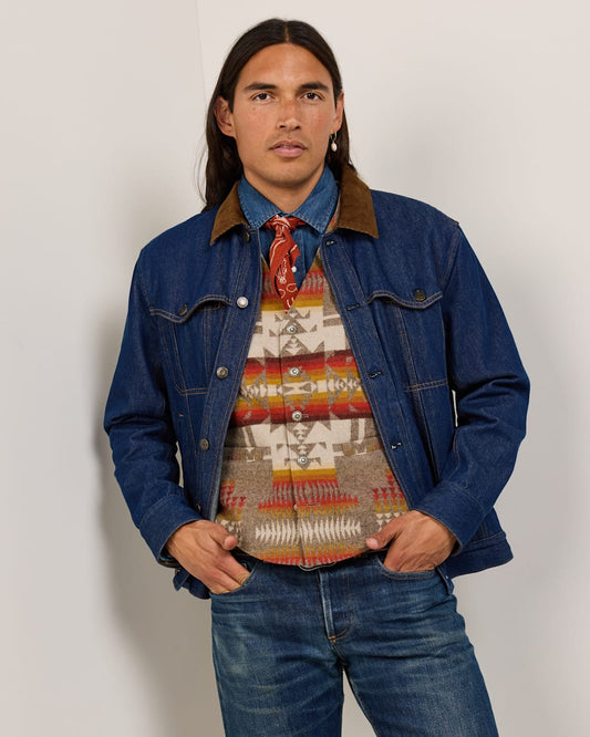 Men's Western Wool Vest - Pendleton Signature