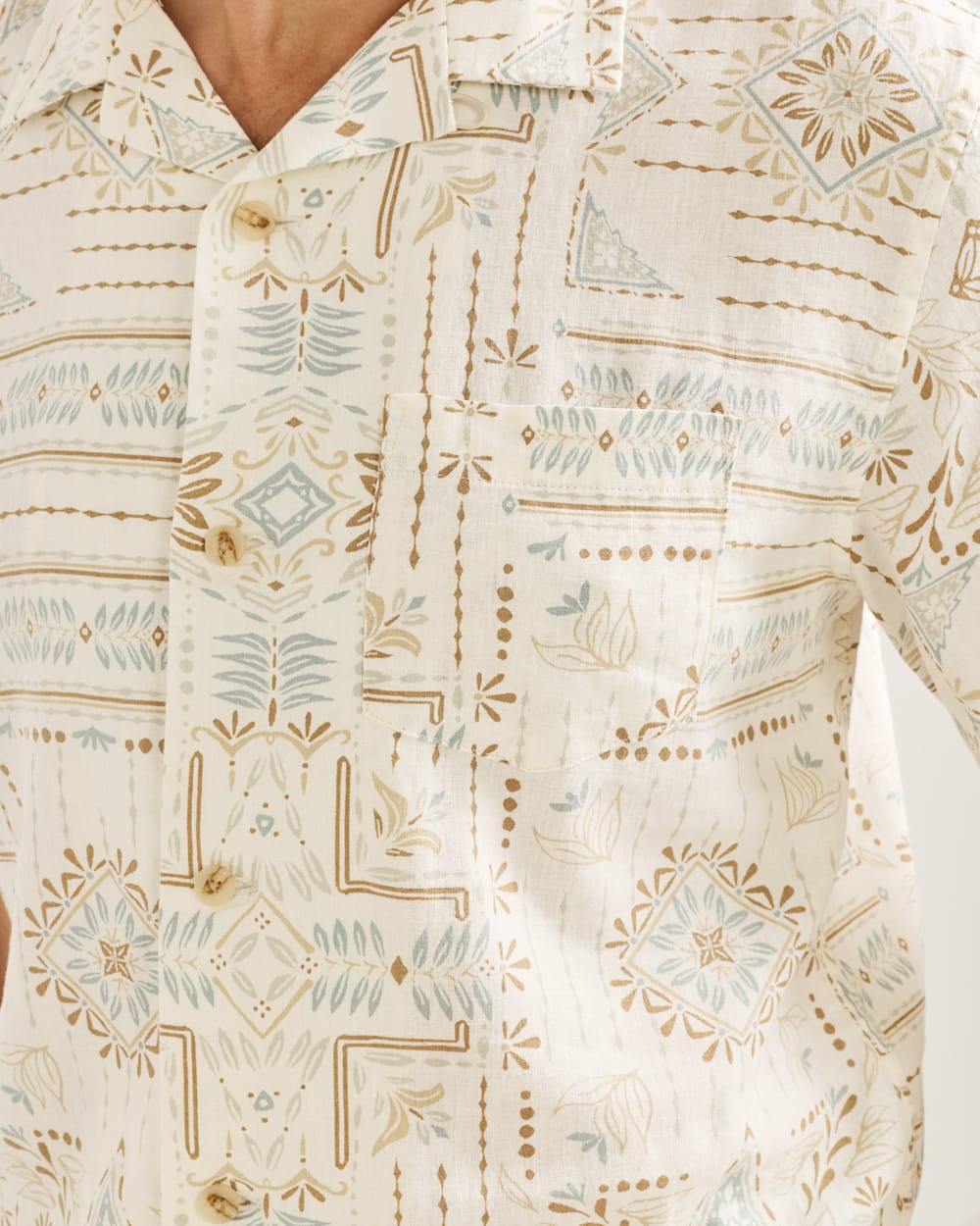 Men's Short-Sleeve Aloha Linen Camp Shirt - Pendleton Great Value