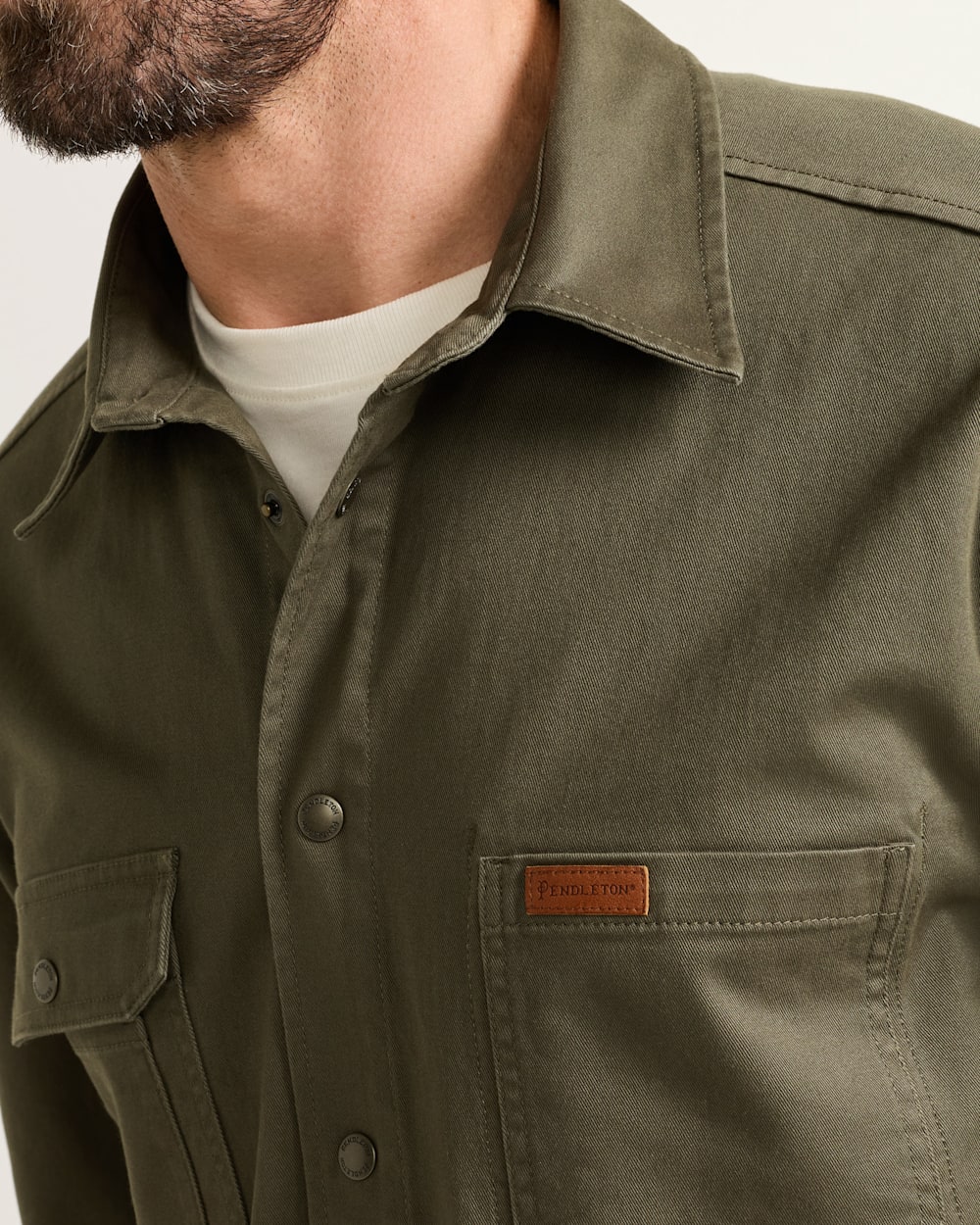Shop Men's Versatile Long-Sleeve Coton Twill Work Shirt - Pendleton Smart Buy