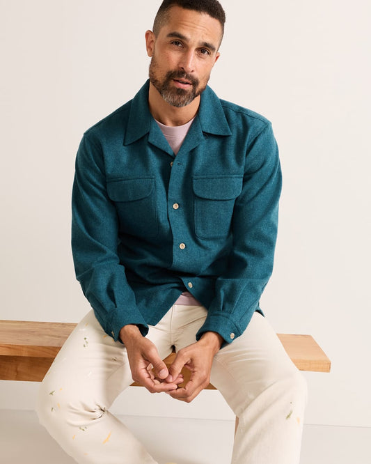 Shop Men's Solid Wool Board Shirt for Timeless Look - Pendleton Trending