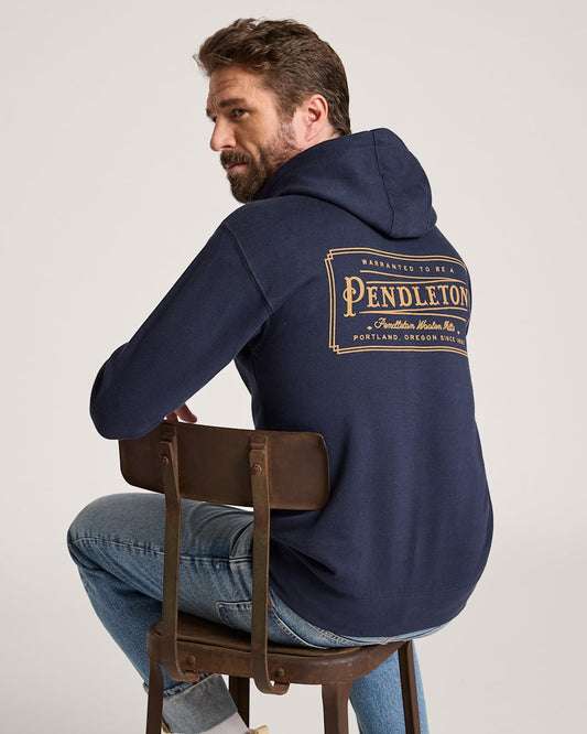 Stay Stylish with Men's Heritage Logo Hoodie - Pendleton Top Pick