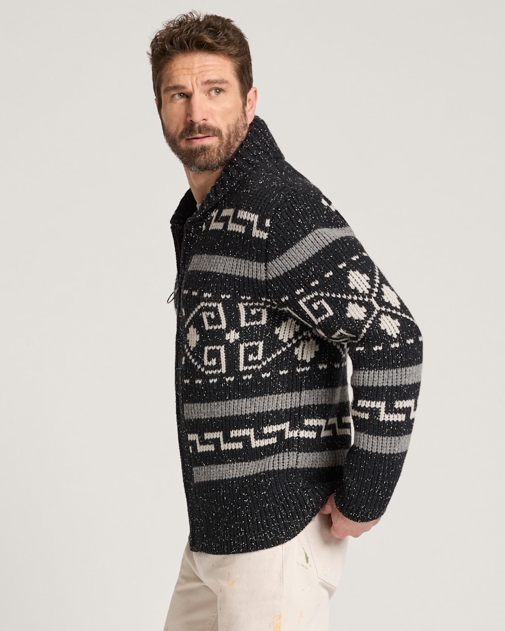 Shop Men's Westerley Donegal Lambswool Cardigan in Sweaters - Pendleton Everyday