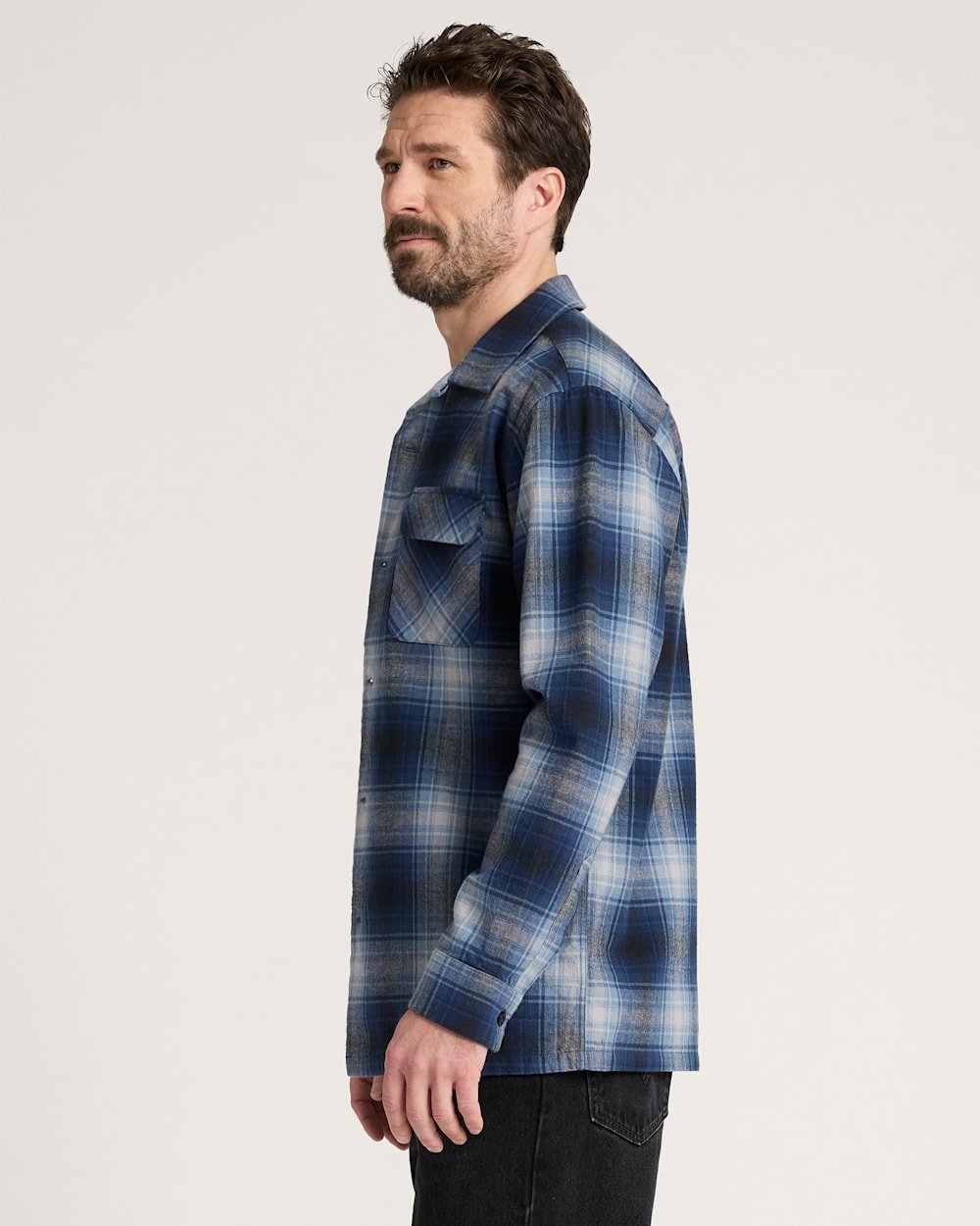 Buy Men's Long Sleeve Plaid Cotton Board Shirt Tops - Pendleton Special Offer