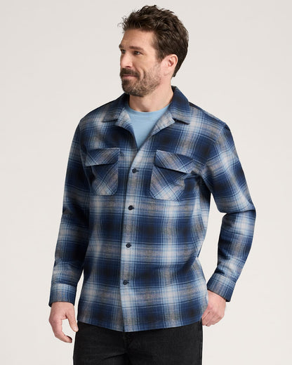 Buy Men's Long Sleeve Plaid Cotton Board Shirt Tops - Pendleton Special Offer