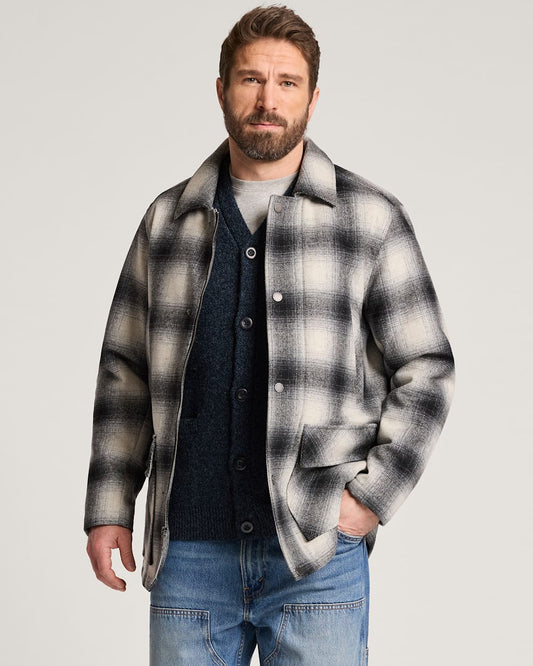 Shop Men's Bozeman Wool Field Coat in Jackets & Coats - Pendleton Best Seller