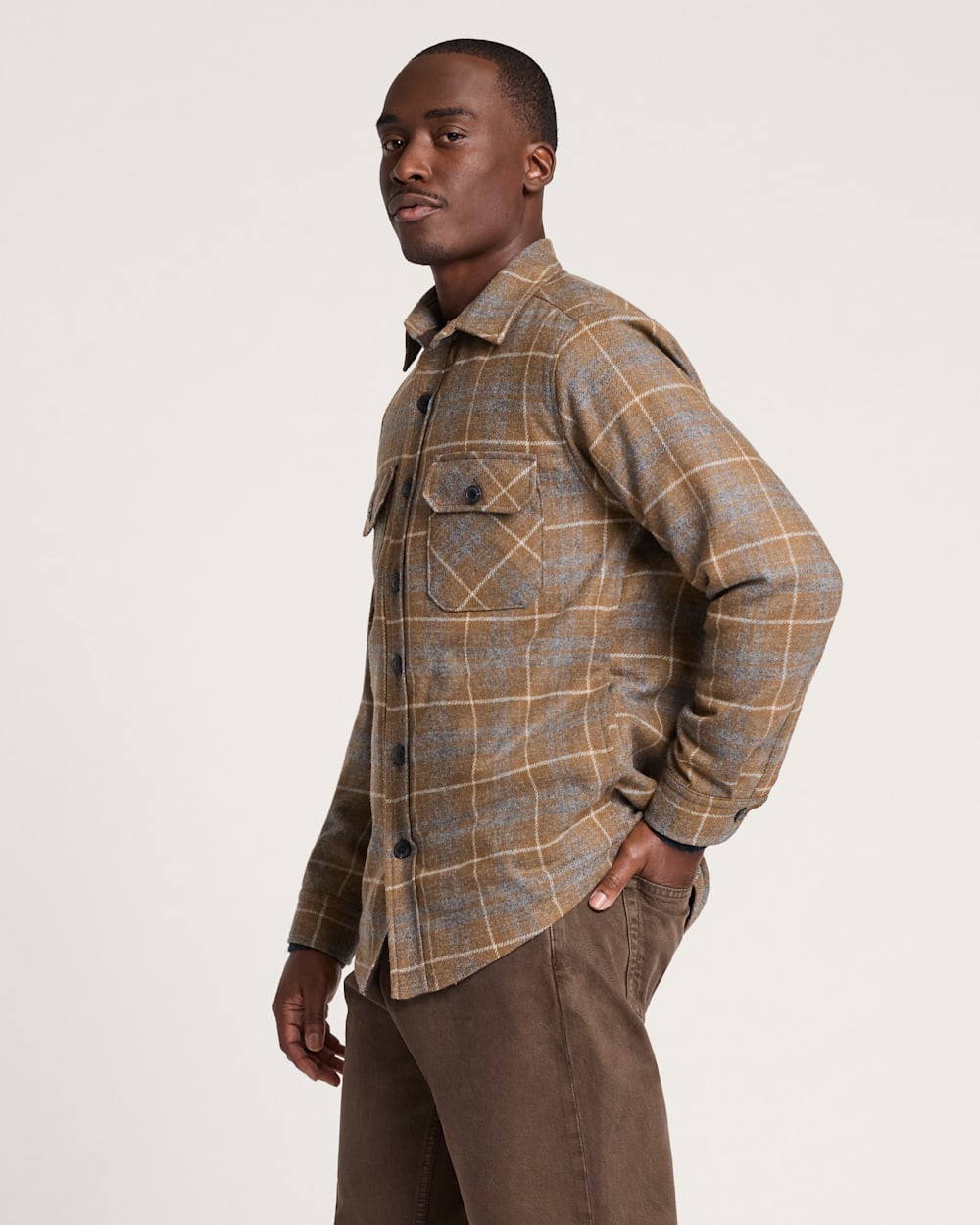 Shop Men's Plaid Quilted CPO Jacket in Jackets & Coats - Pendleton Best Price