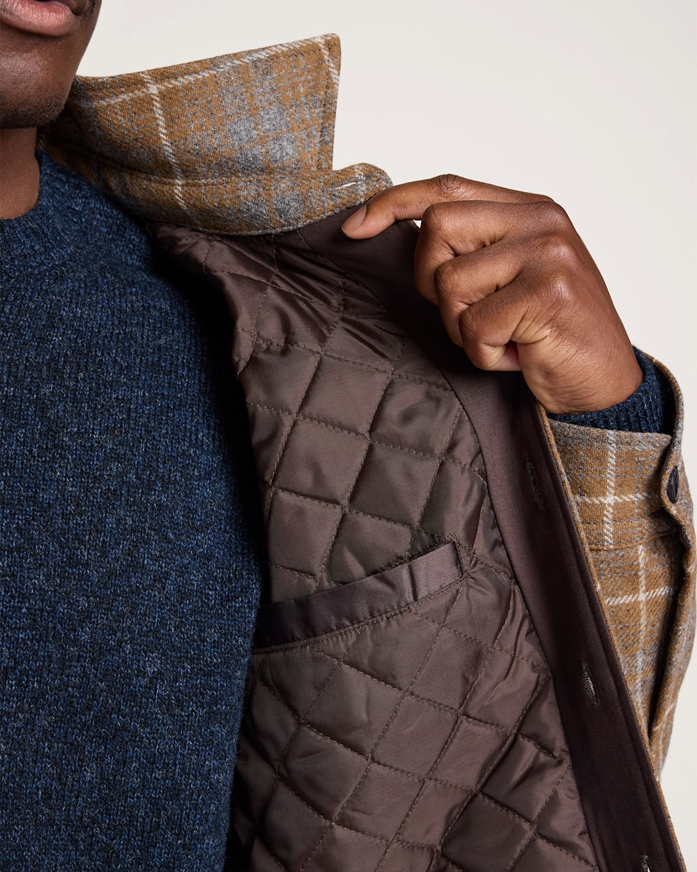 Shop Men's Plaid Quilted CPO Jacket in Jackets & Coats - Pendleton Best Price