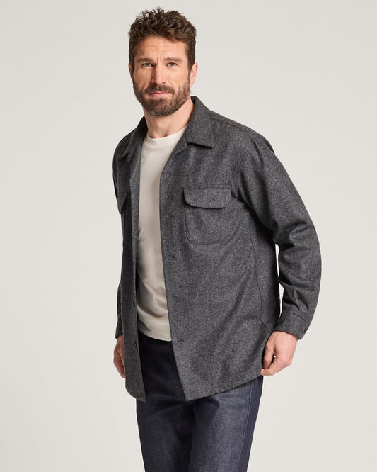 Shop Men's Solid Wool Board Shirt for Timeless Look - Pendleton Best Seller
