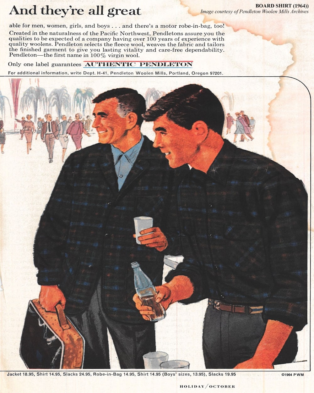 Shop Men's Plaid Wool Board Shirt: Stylish Comfort - Pendleton Value