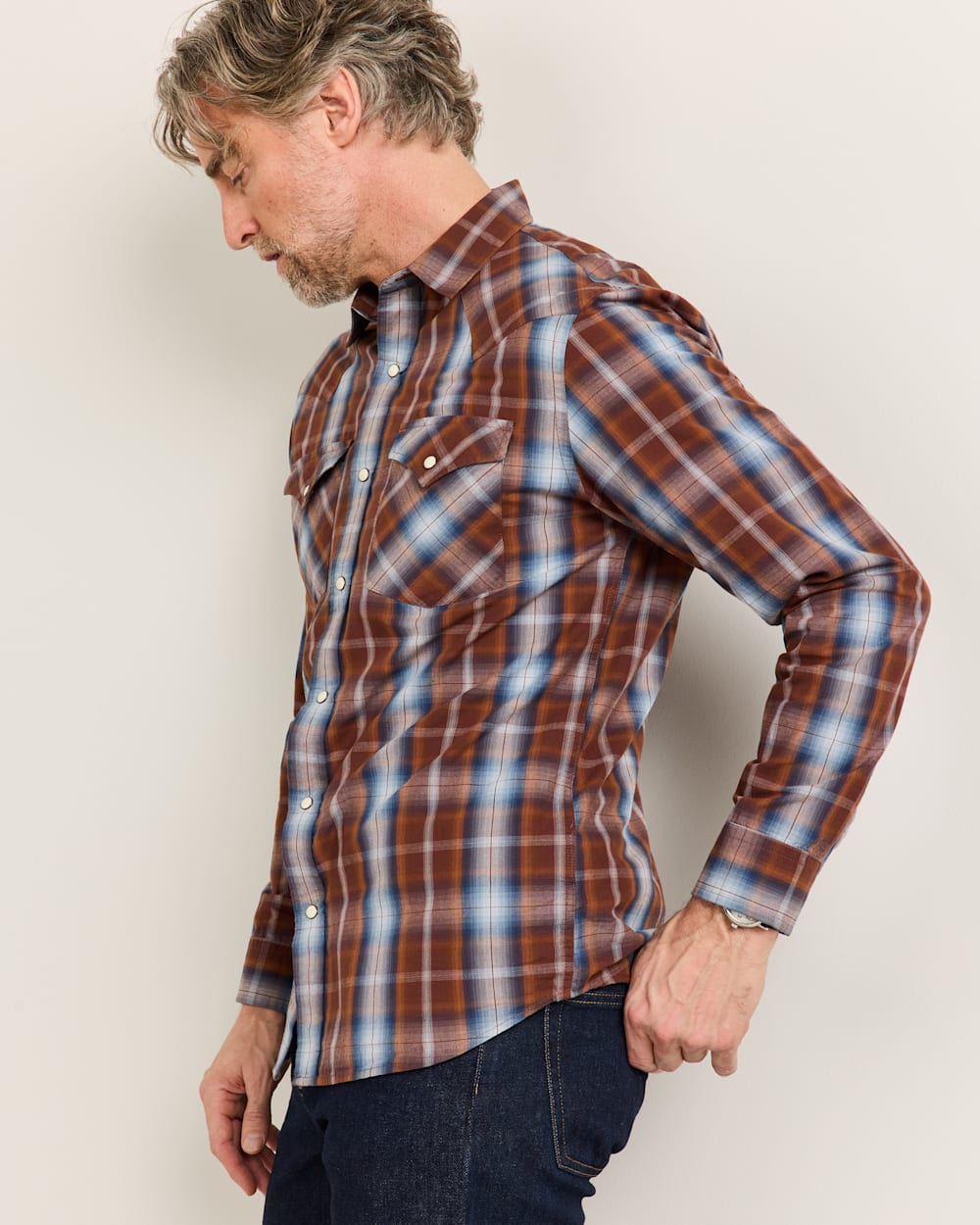 Men's Plaid Canyon Cotton Shirt - Pendleton Top Pick