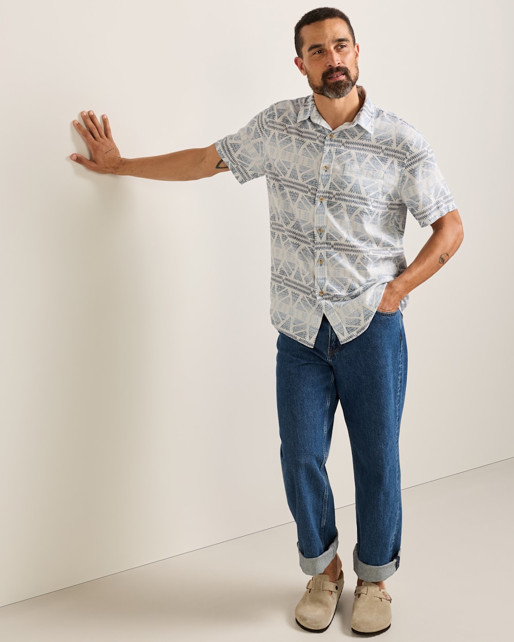 Men's Short-Sleeve Shoreline Linen Shirt - Pendleton Everyday