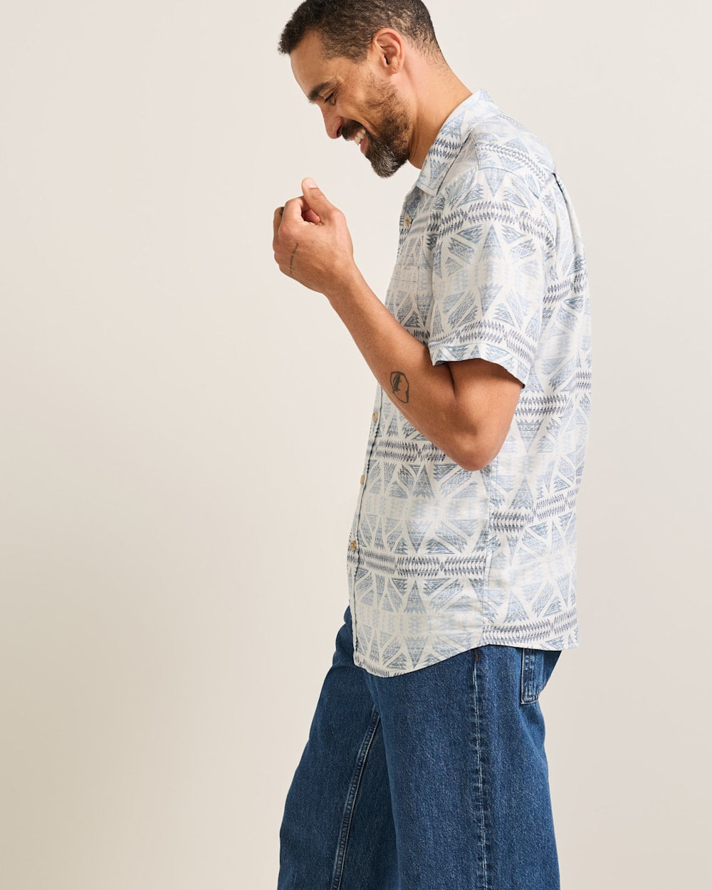 Men's Short-Sleeve Shoreline Linen Shirt - Pendleton Everyday
