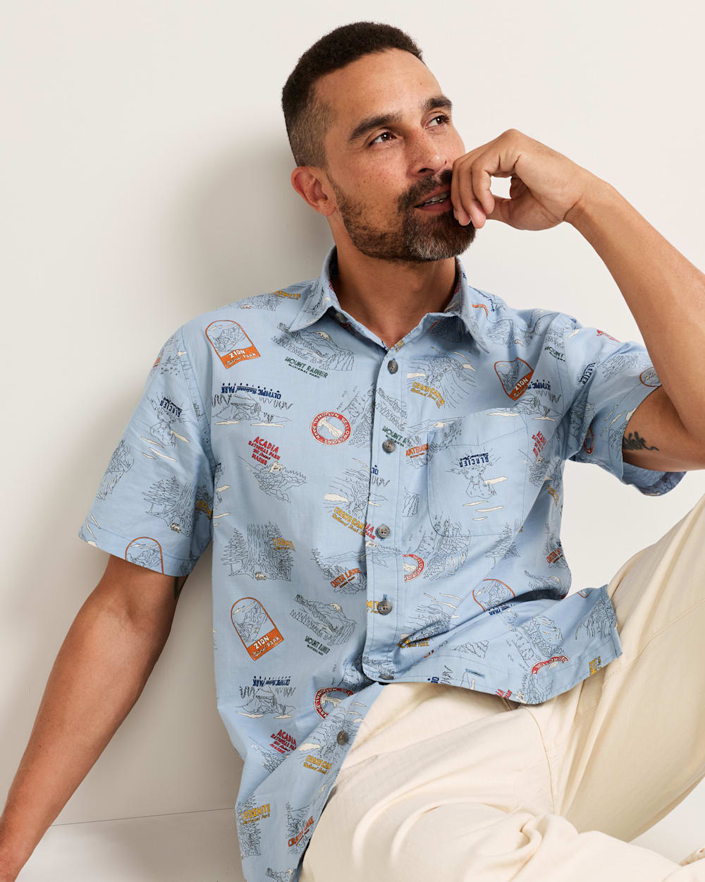 Shop Men's Short-Sleeve National Park Shoreline Shirt - Pendleton Recommended