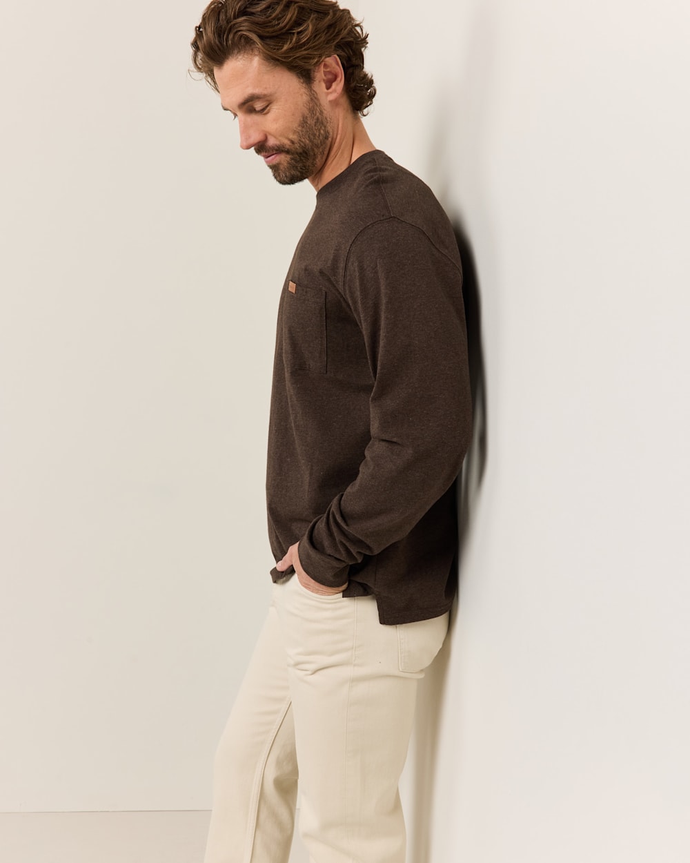 Men's Long-Sleeve Deschutes Pocket Tee - Pendleton Signature