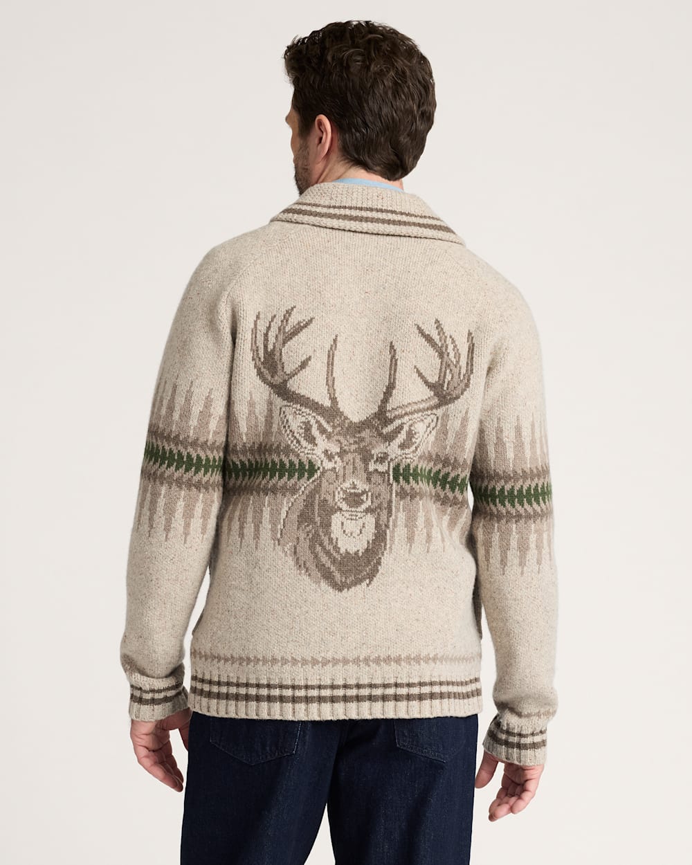Buy Men's Sawtooth Buck Lambswool Zip Cardigan Sweater - Pendleton Hot Sale