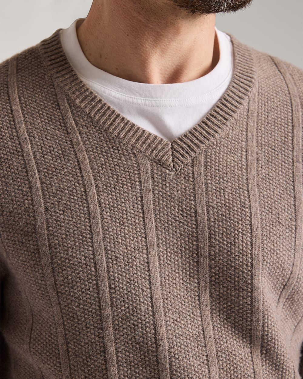 Shop Men's Mixed Stitch Merino V-Neck in Sweaters - Pendleton Deals