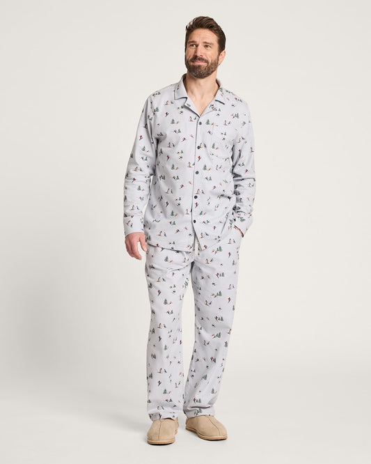Shop Men's Ski Print Flannel Pajama Set in Sleepwear - Pendleton Featured