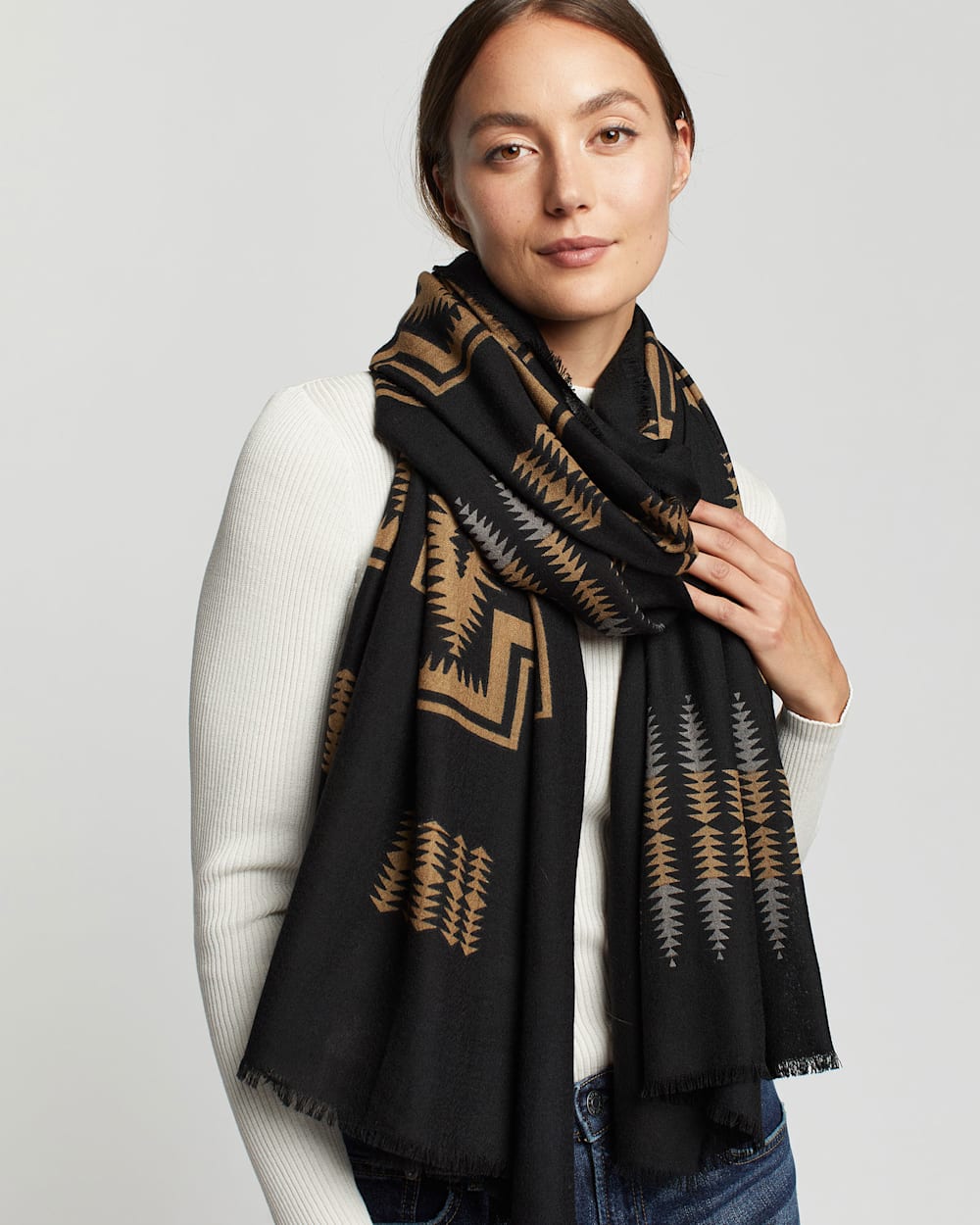 Shop Luxurious Harding Featherweight Wool Scarf - Pendleton Classic