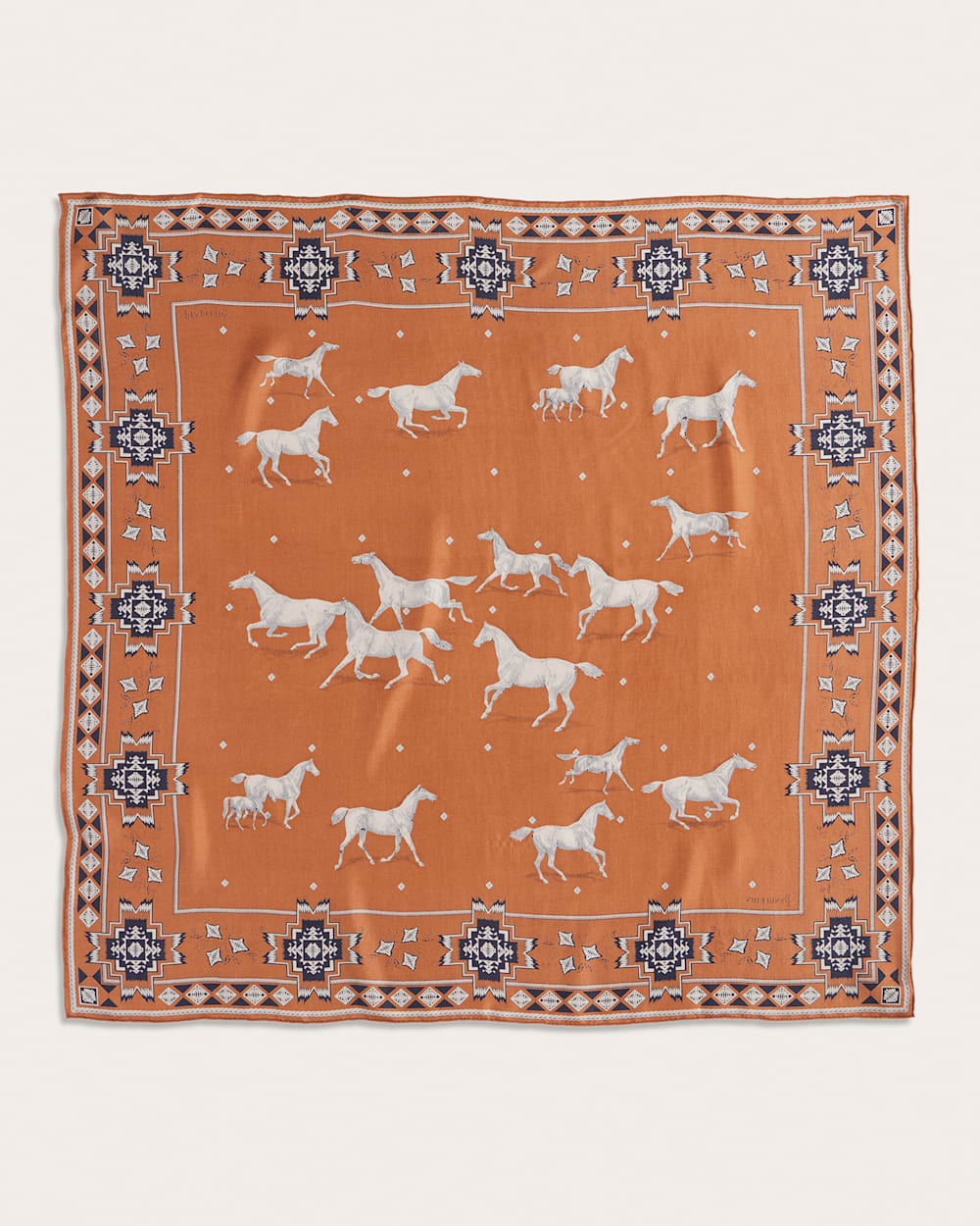 Herd Of Horses Silk Scarf - Pendleton Special Offer