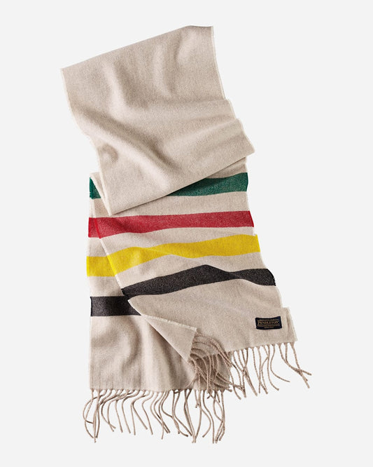 Luxurious Wool Glacier Stripe Scarf for Cold-Weather - Pendleton Popular