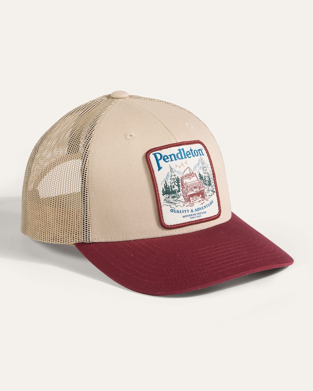 Adventure Logo Five Panel Trucker Hat - Pendleton Smart Buy