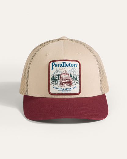 Adventure Logo Five Panel Trucker Hat - Pendleton Smart Buy