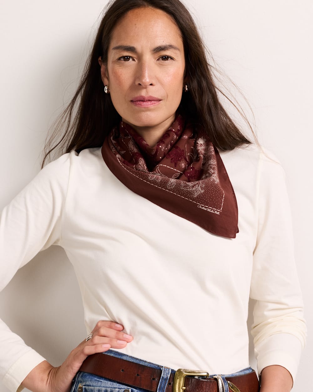 Embroidered Bandana Scarf - Pendleton Popular