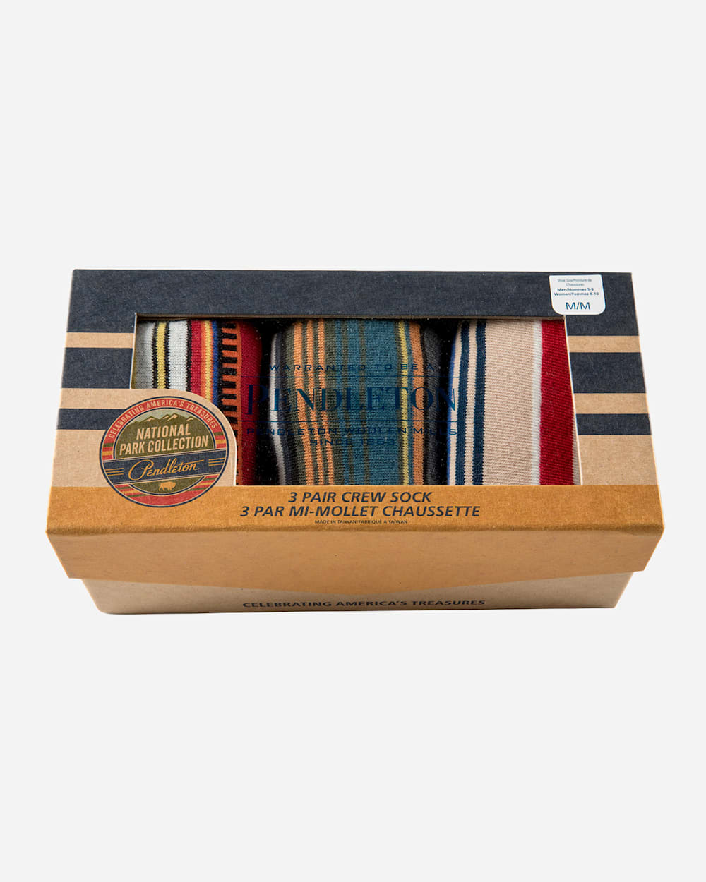 Shop the Three-Pack National Park Socks Gift Box Set - Pendleton Classic