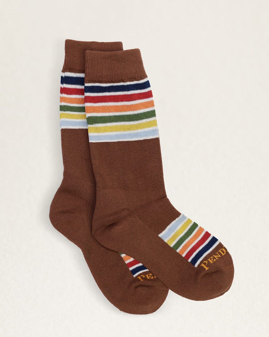 National Park Stripe Crew Socks - Pick you park - Pendleton Signature