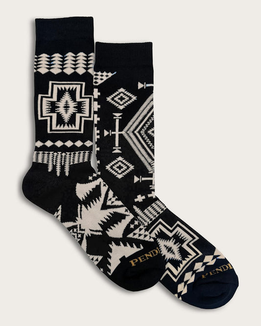 Shop Trio Pattern Crew Socks in Socks - Pendleton Value