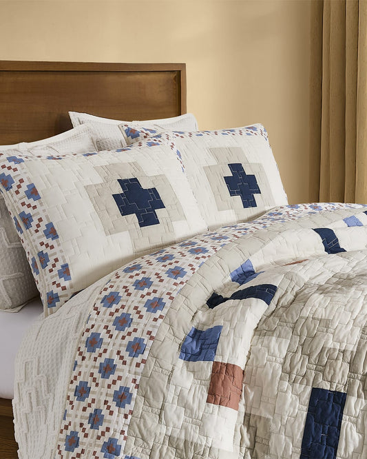 Shop The Meadow Summit Cotton Quilt Set With Shams - Pendleton Essential