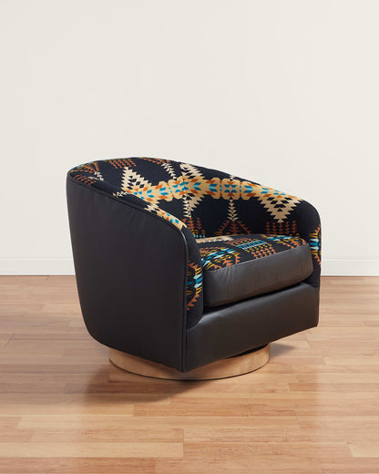 Shop Rancho Arroyo Barrel Chair for Elegant Accent - Pendleton Top Pick