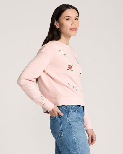 Buy Women's Western Graphic French Terry Pullover Tops - Pendleton Best Price