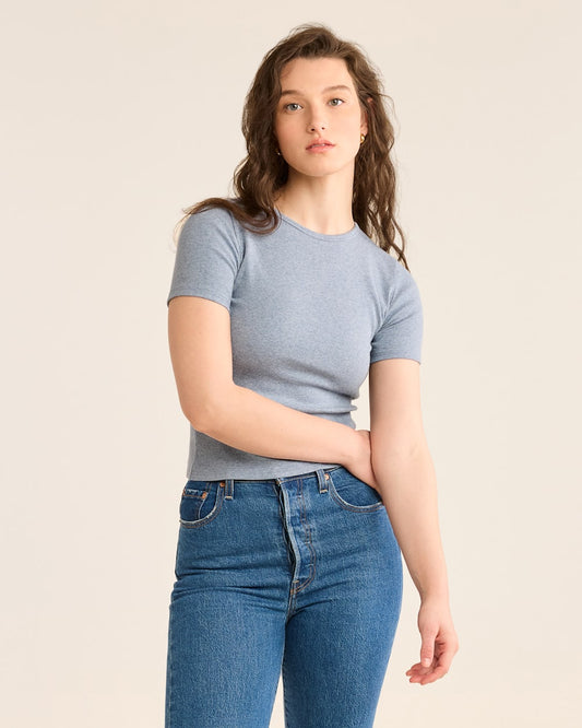 Stay Stylish & Shop Women's Pima Cotton Baby Tee - Pendleton Value