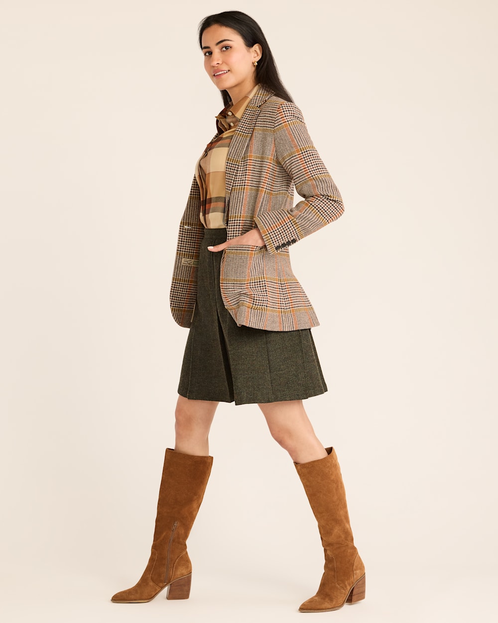 Shop Women's Davis Glen Plaid Wool Blazer - Pendleton Great Value