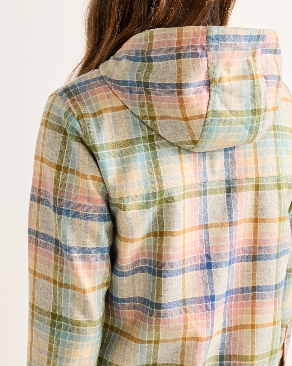 Shop Women's Plaid Trailside Wool Hoodie Snap-Front Jacket - Pendleton Great Value