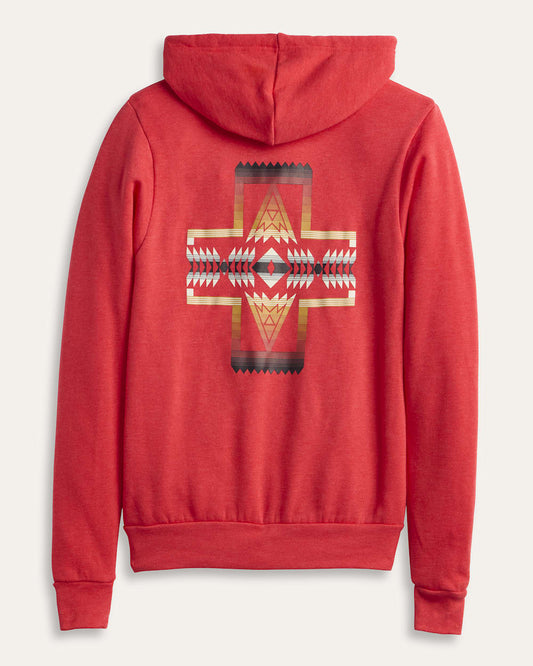 Shop Women's Short-Sleeve Cotton Heritage Graphic Zip Hoodie - Pendleton Top Pick